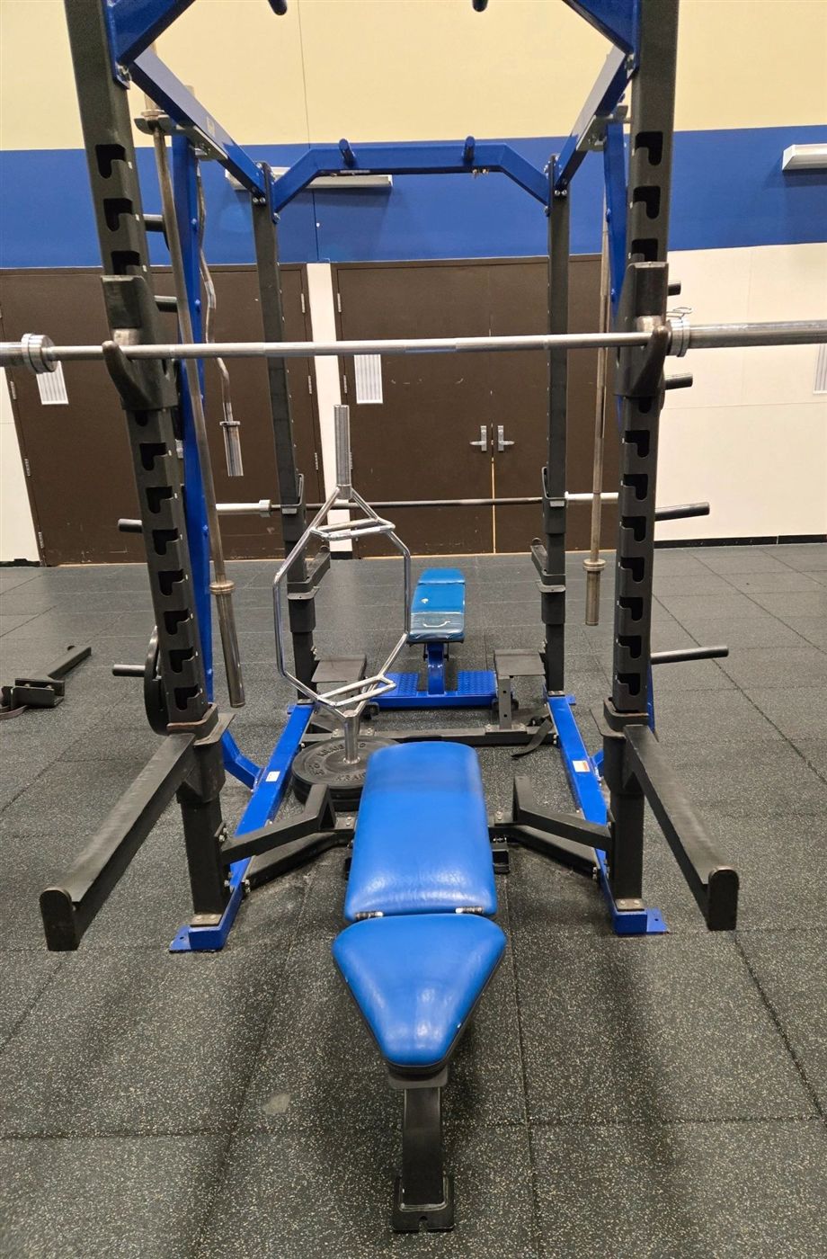 Weight room outfitted by Bodies Elite - Andover
