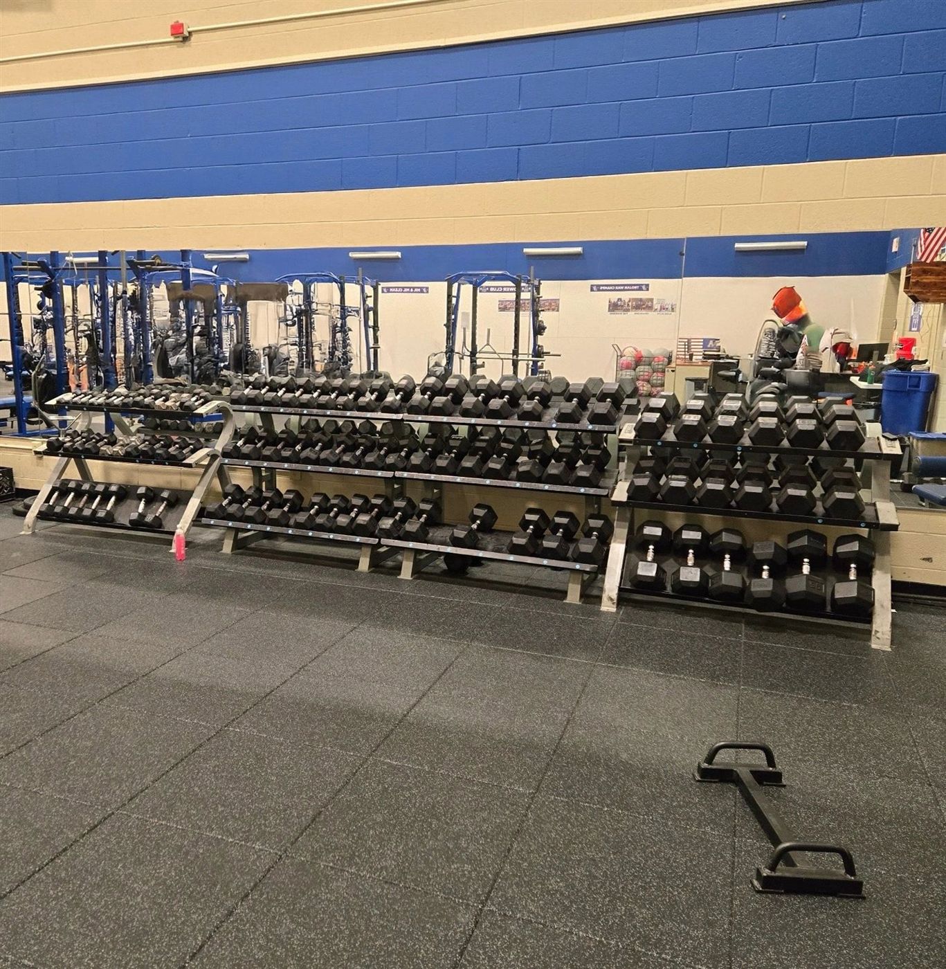 Weight room outfitted by Bodies Elite - Andover